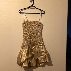 Metallic Gold Dress